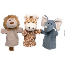 Marionetas de m&atilde;o "Animais selvagens"