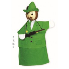 Marioneta de m&atilde;o "ca&ccedil;ador"