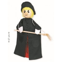 Marioneta de m&atilde;o "bruxa"