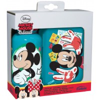 Garrafa e lancheira Mickey
