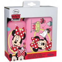 Garrafa e lancheira Minnie
