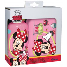 Garrafa e lancheira Minnie