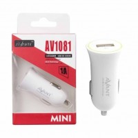 Adaptador auto 1 USB 1A branco Adaptador auto 1 USB 1A branco