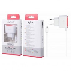 Carregador de corrente c/ cabo micro USB 1A branco Carregador de corrente c/ cabo micro USB 1A branco