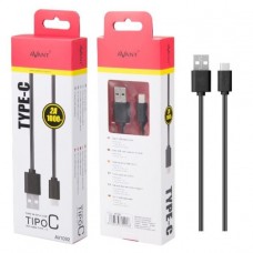 Cabo 2A USB TIPO C preto Cabo 2A USB TIPO C preto