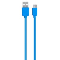Cabo 2A USB micro USB 1m azul