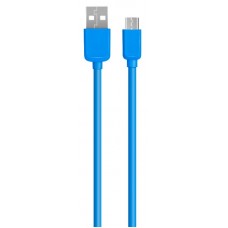 Cabo 2A USB micro USB 1m azul