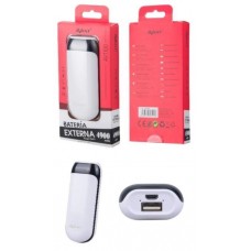 Power bank - bateria externa 4900mAh branco