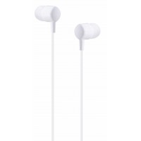 Auriculares com microfone branco