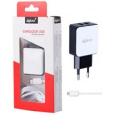 Carregador de corrente 1 USB 2.4A + cabo LIGHTNING