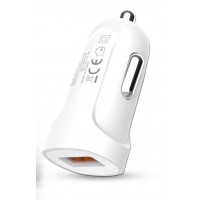 Adaptador auto 2A QUICK CHARGE QC3.0 Adaptador auto 2A QUICK CHARGE QC3.0