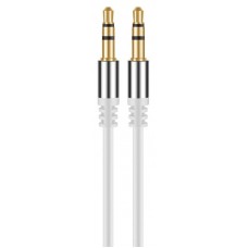 Cabo JACK A JACK 3,5mm conetor fino (especial auto) branco