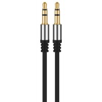 Cabo JACK A JACK 3,5mm conetor fino (especial auto) preto