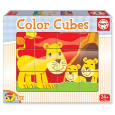 Cubos coloridos Animais e suas crias