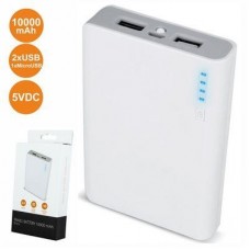 Power bank TB-012 10000mAh branca-cinzenta