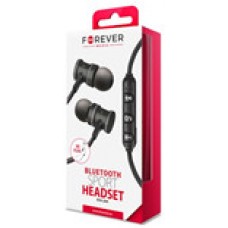 Auriculares IN-EAR silicone com microfone SPORT BLUETOOTH BSH-200 preto