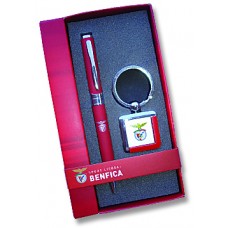 Conjunto porta-chaves + esferogr&aacute;fica SLB